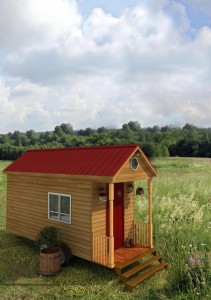 Dallas Exterior American Tiny House Front Porch